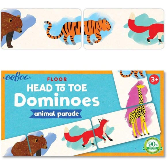 Animal Parade Head to Toe Dominoes Stimulates Learning in a Family Fun Way - Picture 2 of 8